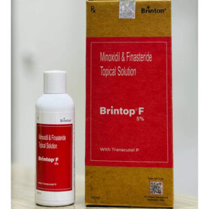Brintop F 5% Topical Solution (Minoxidil + Finersteride)-100ml