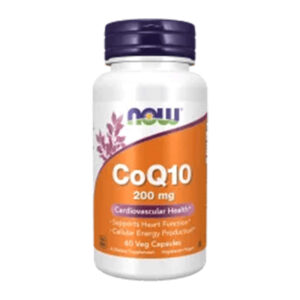 NOW Foods Chewable CoQ10 200 mg – Cardiovascular & Energy Support