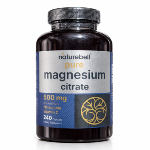 NatureBell Magnesium Citrate – 500 mg – 240 Capsules