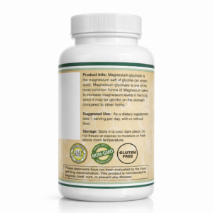 Double Wood Magnesium Glycinate – 400 mg