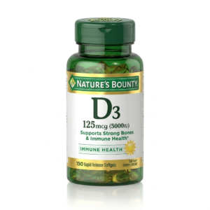 Nature’s Bounty Vitamin D3 125mcg (5000 IU)